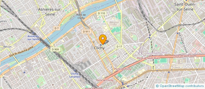 localisation de l'entreprise IHBIBEN YEZDUKEL NNIF (AMIS QUE L'HONNEUR RASSEMBLE) à CLICHY