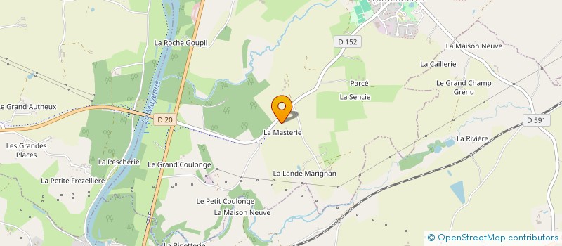 localisation de l'entreprise IHD  FROMENTIERES