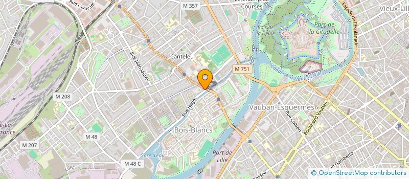 localisation de l'entreprise IHDC  LILLE