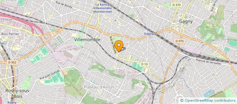 localisation de l'entreprise IHE IMMO à VILLEMOMBLE
