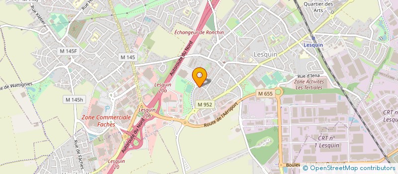 localisation de l'entreprise IHFA VTC à LESQUIN