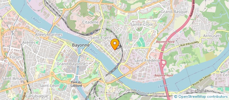 localisation de l'entreprise IHINTZA à BAYONNE