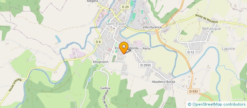 localisation de l'entreprise IHITZA  SAINT-PALAIS