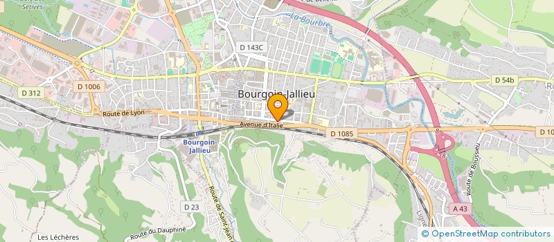 localisation de l'entreprise IHL BOURGOIN à BOURGOIN-JALLIEU