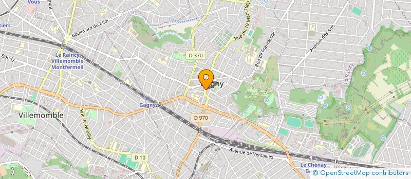 localisation de l'entreprise IHLAS  GAGNY