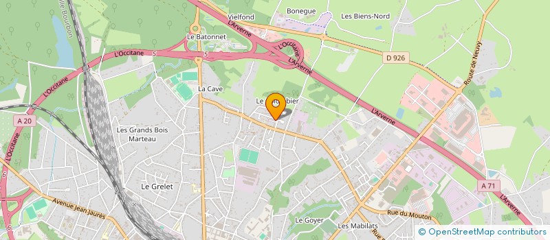 localisation de l'entreprise IHLAS FORESTIER  VIERZON