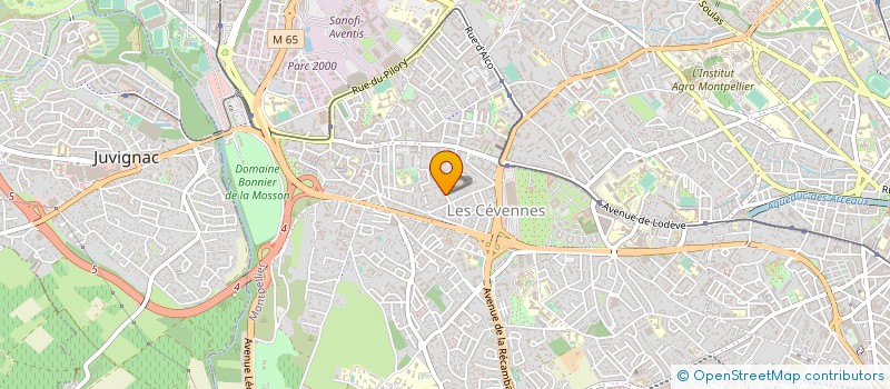 localisation de l'entreprise IHM BATIMENTS  MONTPELLIER