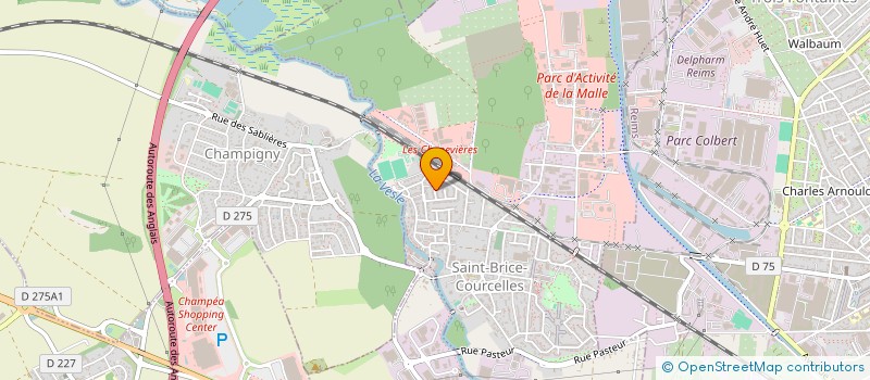 localisation de l'entreprise IHM INVEST  SAINT-BRICE-COURCELLES