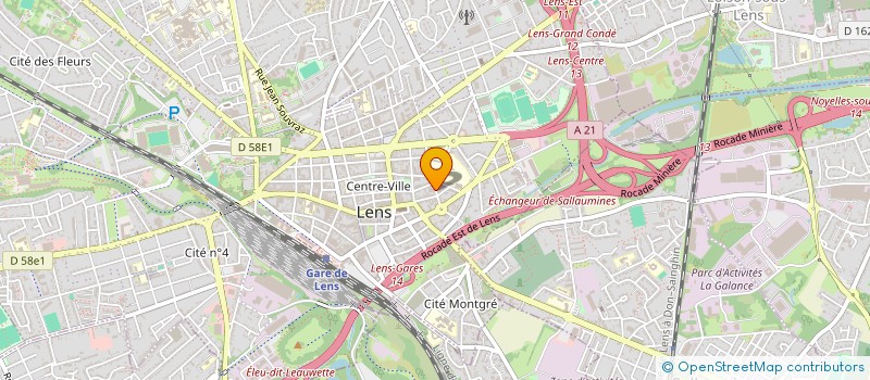 localisation de l'entreprise IHM LOCATION  LENS