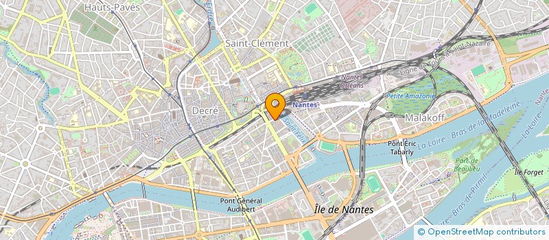 localisation de l'entreprise IHNPL (INSTITUT D'HYPNOSE DE NANTES ET DES PAYS DE LA LOIRE) à NANTES