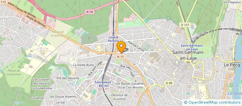 localisation de l'entreprise IHOSTELA  SAINT-GERMAIN-EN-LAYE