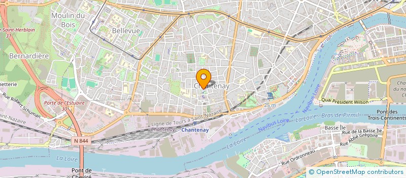 localisation de l'entreprise IHP DATA HUB à NANTES