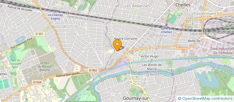 localisation de l'entreprise IHR à CHELLES