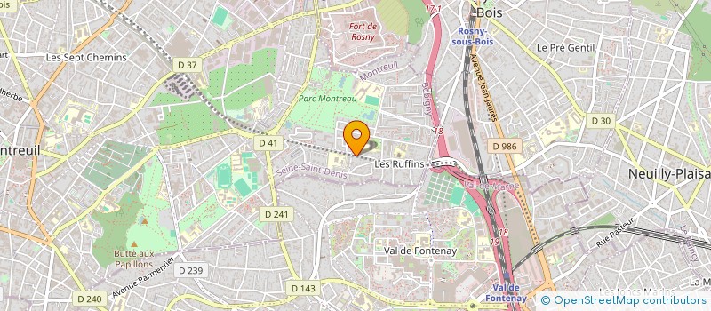 localisation de l'entreprise IHS GLOBAL TRANSACTIONS  MONTREUIL