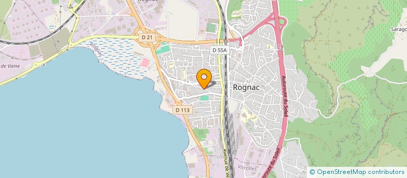 localisation de l'entreprise IHS IMMO  ROGNAC