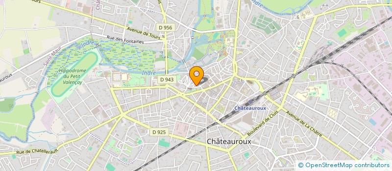 localisation de l'entreprise IHS - (INVESTISSEMENT HABITAT SOLAIRE) à CHATEAUROUX