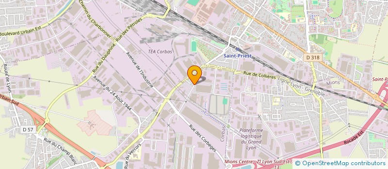 localisation de l'entreprise IHSAN MONDE à CORBAS