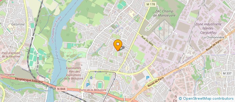 localisation de l'entreprise IHSANE PROJECT  NANTES