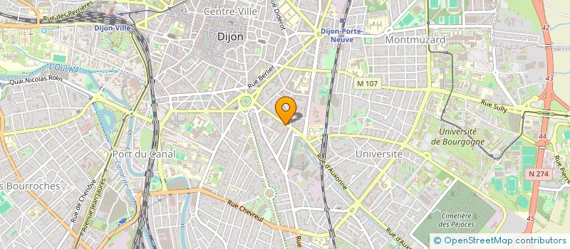 localisation de l'entreprise IHT IMMOBILIER HABITAT TRANSACTION à DIJON