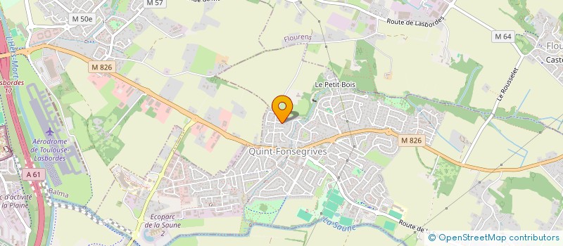 localisation de l'entreprise IHTD  QUINT-FONSEGRIVES