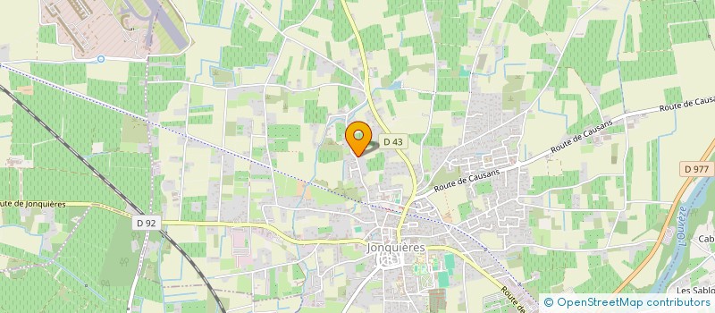 localisation de l'entreprise II. LEGION GALLIQUE  JONQUIERES