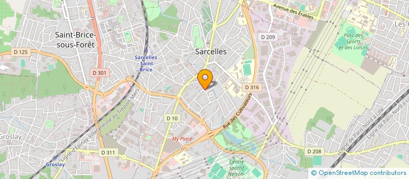 localisation de l'entreprise IIDARA  SARCELLES