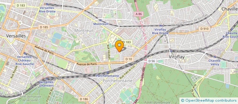 localisation de l'entreprise IIDF à VERSAILLES
