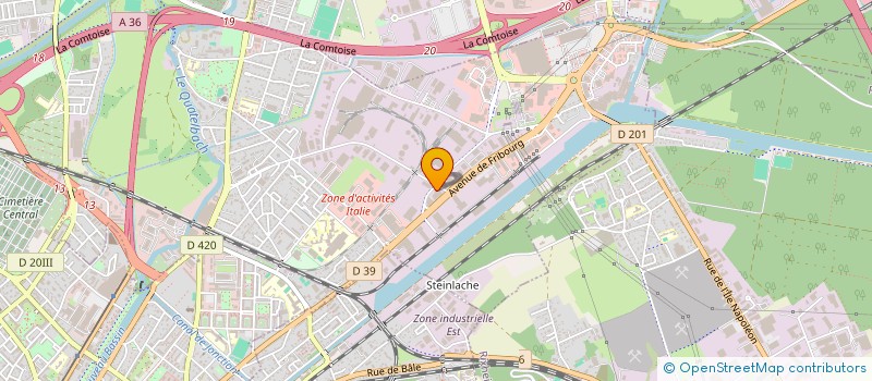 localisation de l'entreprise IIKWA  ILLZACH