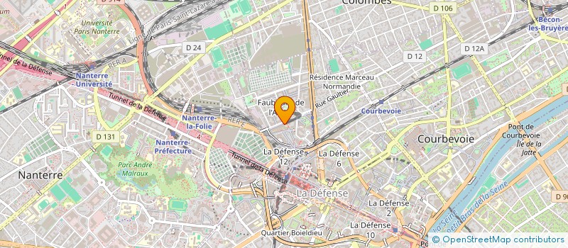 localisation de l'entreprise IIMPACT à COURBEVOIE