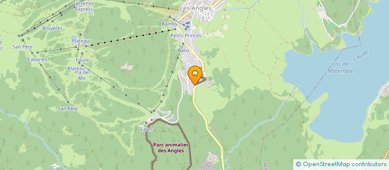 localisation de l'entreprise IINDIVISION GALLI - HAMON  LES ANGLES