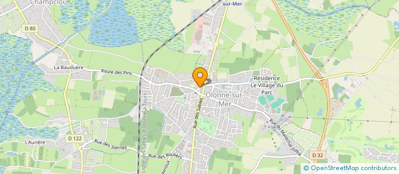 localisation de l'entreprise IINFIRMIERES LES HAUTS D'OLONNE à LES SABLES D'OLONNE