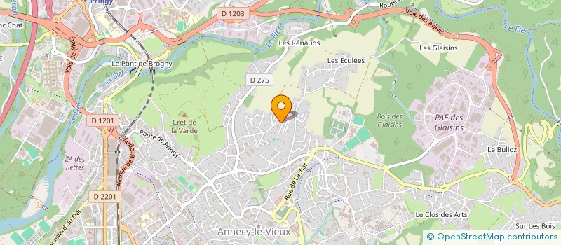 localisation de l'entreprise IIRS à ANNECY