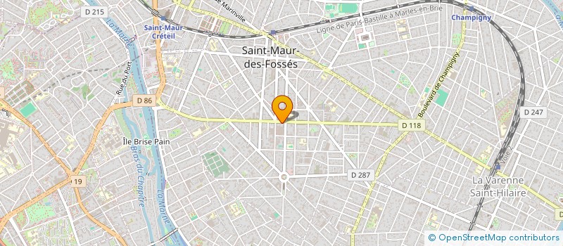 localisation de l'entreprise IISAS à SAINT-MAUR-DES-FOSSES