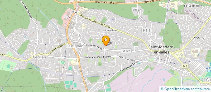 localisation de l'entreprise IISB à SAINT-MEDARD-EN-JALLES