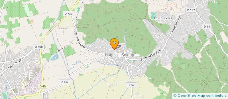 localisation de l'entreprise IITS  NAGES-ET-SOLORGUES