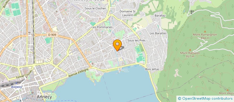 localisation de l'entreprise IJ GESTION à ANNECY