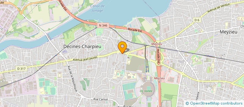 localisation de l'entreprise IJA à DECINES-CHARPIEU