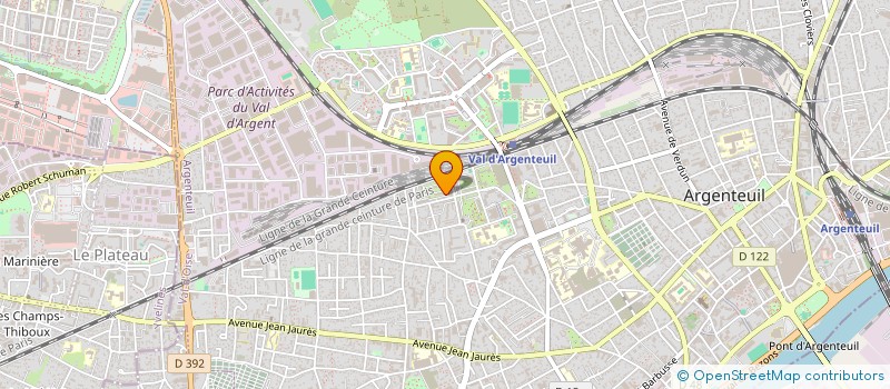 localisation de l'entreprise IJA TAXI  ARGENTEUIL