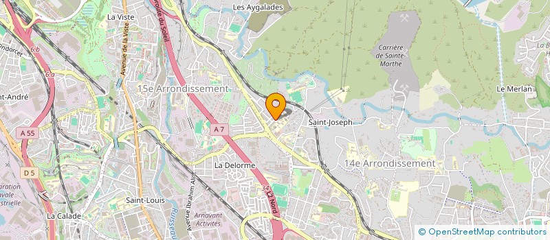 localisation de l'entreprise IJA-TRANS à MARSEILLE
