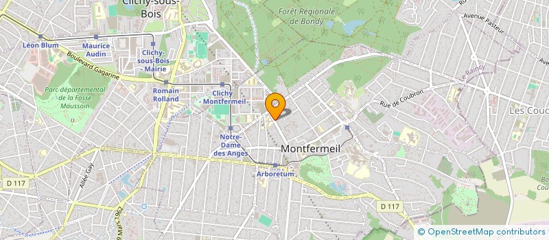 localisation de l'entreprise IJASE à MONTFERMEIL