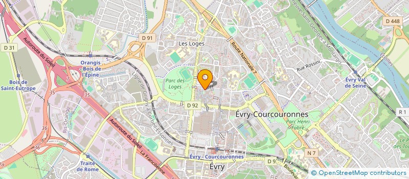 localisation de l'entreprise IJBAT  EVRY-COURCOURONNES