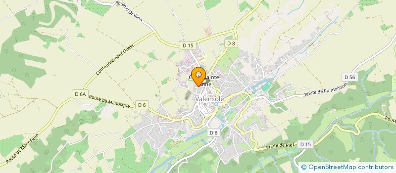 localisation de l'entreprise IJC MACONNERIE à VALENSOLE