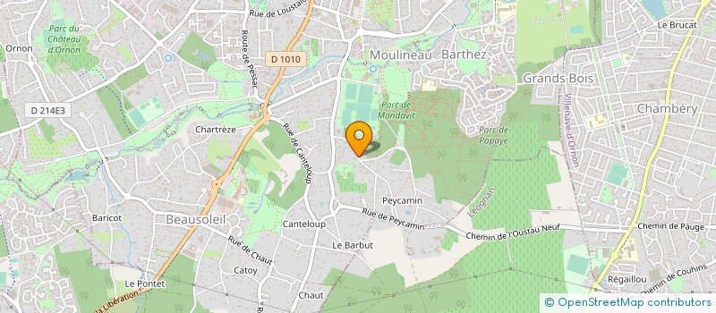 localisation de l'entreprise IJJE IMMO  GRADIGNAN