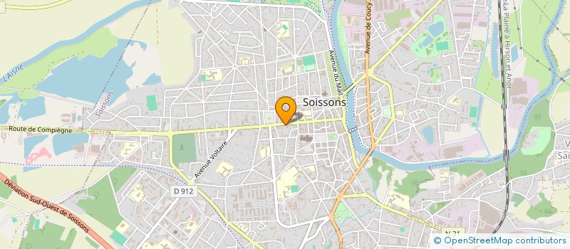 localisation de l'entreprise IJK CONSULTING à SOISSONS