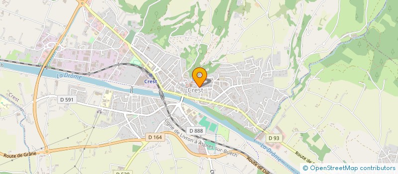 localisation de l'entreprise IJM  CREST