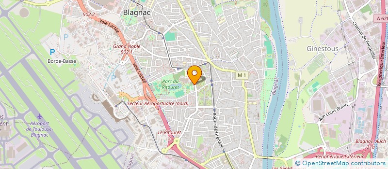 localisation de l'entreprise IJME  BLAGNAC