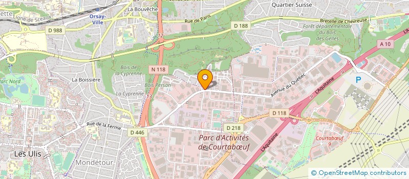 localisation de l'entreprise IJN FROID  LES ULIS