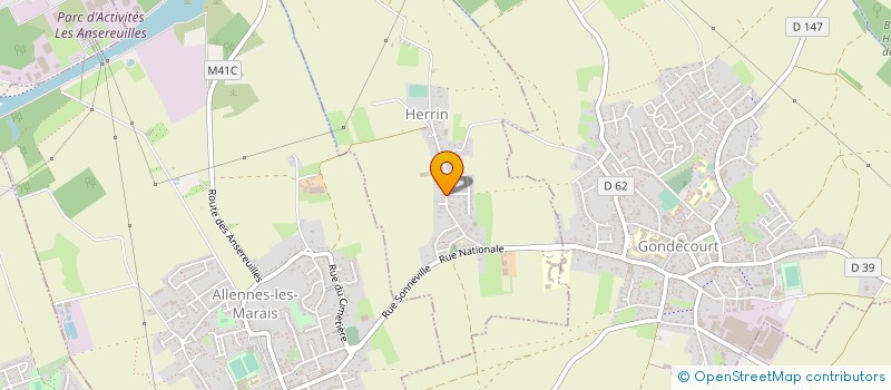 localisation de l'entreprise IJN PROTHETIQUE DENTAIRE  HERRIN