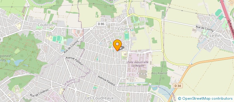 localisation de l'entreprise IJO  COURTRY