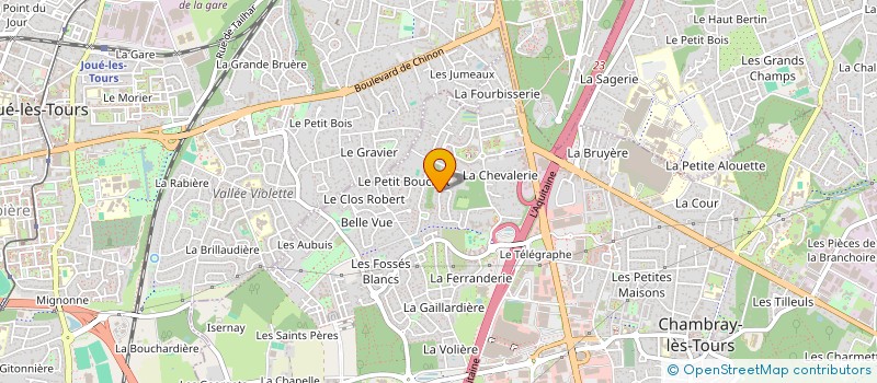 localisation de l'entreprise IJPL  CHAMBRAY-LES-TOURS